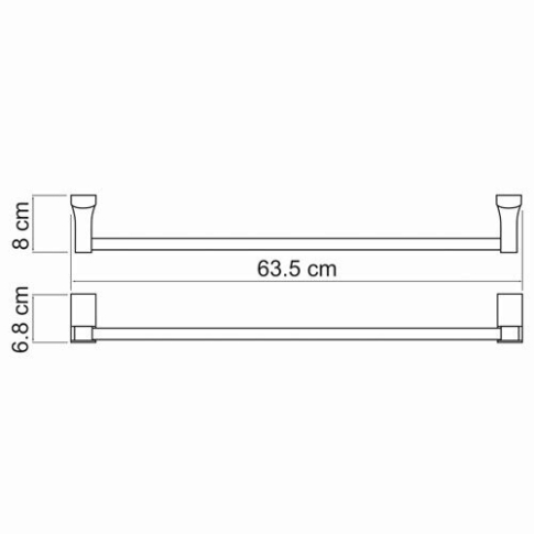 Leine K-5030 Держатель полотенец одинарный - картинка 3