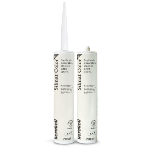 Герметик силиконовый KeraKoll Silmat Color матовый КК2 Белый 290 мл - картинка 1