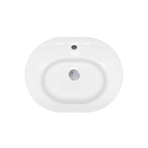 Умывальник Canaletto 60х47 накладной белый - картинка 1