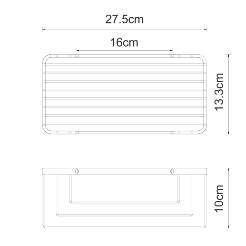 K-1711 Полка металлическая - картинка 3