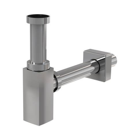 Сифон для умывальника DESIGN цельнометаллический A401 - картинка 1