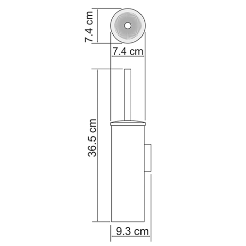 K-1057 Щетка для унитаза подвесная - картинка 3
