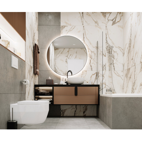Calacatta Bronze 60х60 керамогранит полированный - картинка 5