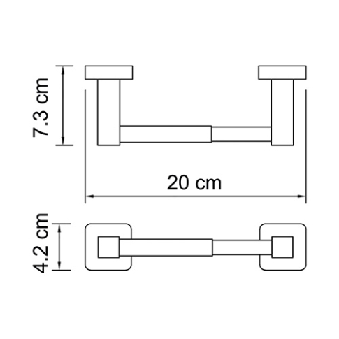 Lippe K-6522 Держатель туалетной бумаги - картинка 4