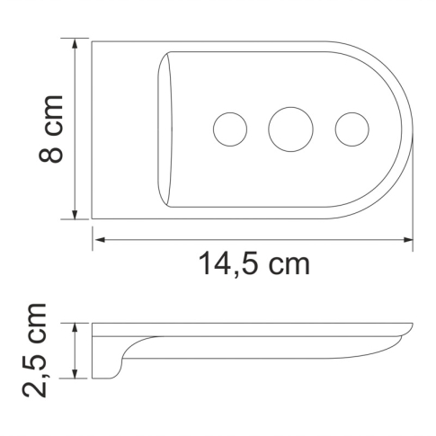 Мыльница Kammel K-8369WHITE - картинка 3