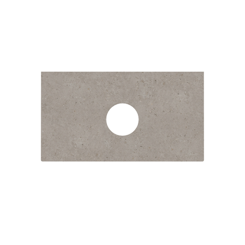 Столешница керамогранитная Magica 90 Риккарди серая для накладных раковин (без отв. под смеситель) - картинка 1