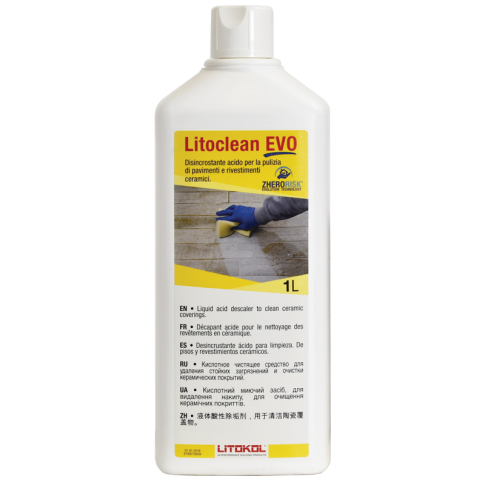 Жидкое средство Litoclean Evo для удаления цементной фуги 1 л - картинка 1