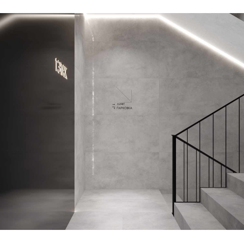 Fortezza Perlа серый светлый 60x119,5 керамический гранит матовый LP6012G0351R - картинка 2