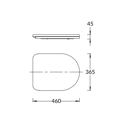 Сиденье для унитаза Pompei Soft close, черный - картинка 4