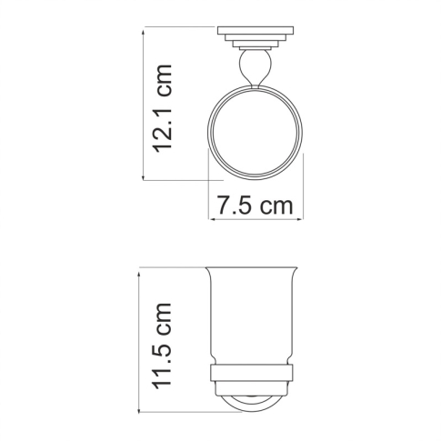 Ammer K-7028 Подстаканник одинарный - картинка 3