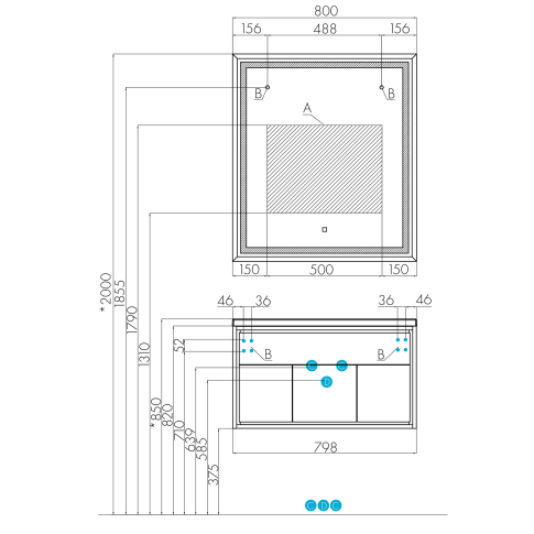 Зеркало Уэльс 80 - картинка 2