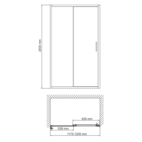 Tauber 64S05 Душевая дверь - картинка 4