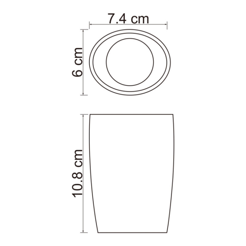 Dinkel K-4628 Стакан для зубных щеток - картинка 4