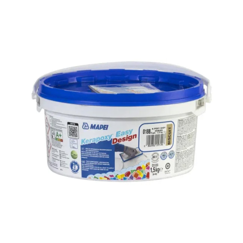 Фуга Mapei Kerapoxy Easy Design 1,5 кг бисквит 188 - картинка 1
