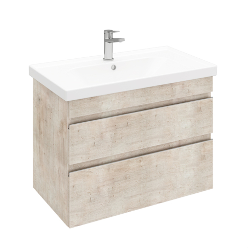 Тумба подвесная SARGAS 80 под умыв-к Cerastyle Frame 80, дуб Йорк, LS-WCAB-80-221 - картинка 1