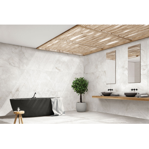 Klif Bianco 80х80 керамогранит матовый карвинг - картинка 2