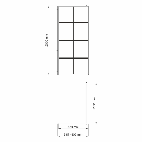 Glan 66W39 Душевая перегородка - картинка 2