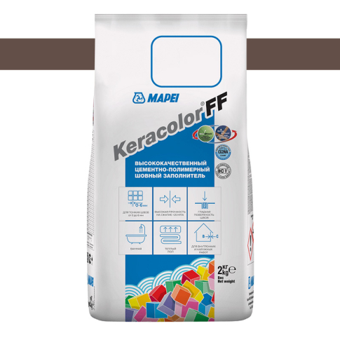 Фуга Mapei Keracolor FF 2 кг шоколад 144 - картинка 1