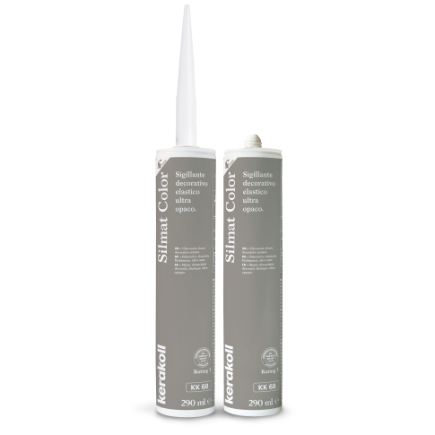 Герметик силиконовый KeraKoll Silmat Color матовый КК68 Агатовый серый 290 мл - картинка 1