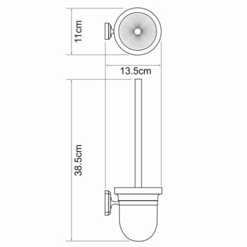 Oder K-3027 Щетка для унитаза - картинка 4