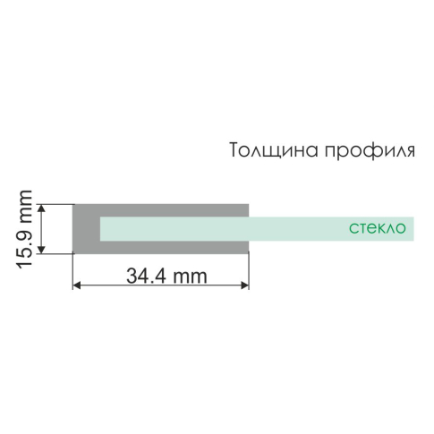 Berkel 48P01-80R Matt glass Стеклянная шторка на ванну - картинка 3