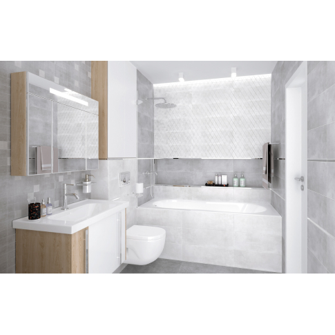 Sharp серый 20х60 декор матовый - картинка 2