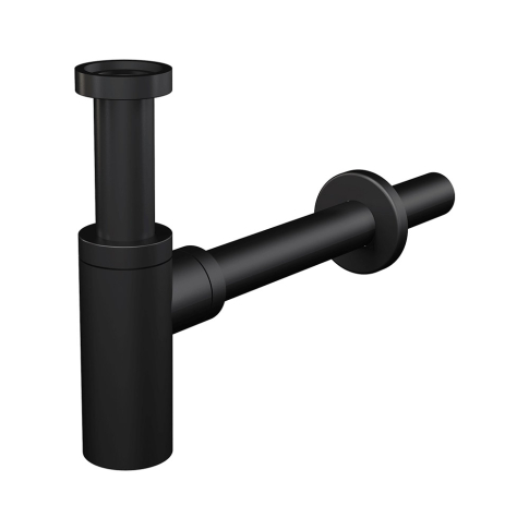 Сифон для умывальника DESIGN цельнометаллический A400BLACK - картинка 1