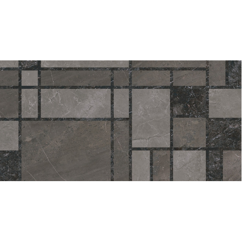 Марсель микс темный 60x119,5 декор глянцевый KMD3STA130BR - картинка 7