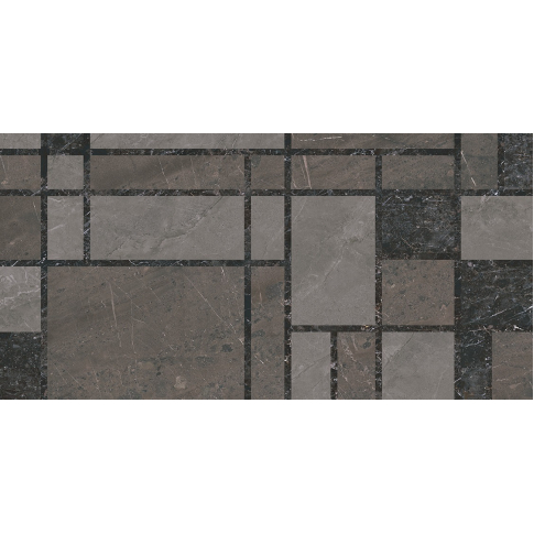 Марсель микс темный 60x119,5 декор глянцевый KMD3STA130BR - картинка 8