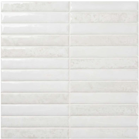 Кения Декор Уайт 20x20 плитка глянцевая структурная - картинка 1