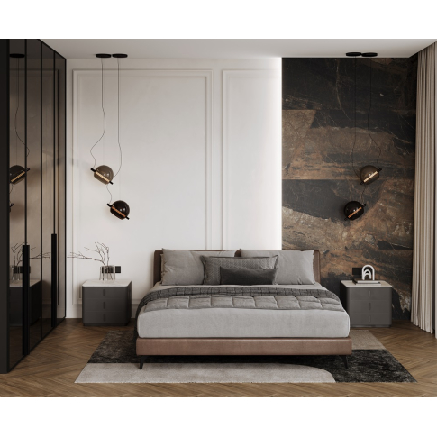 Lunar Marron 80x160 керамический гранит матовый (ghr) глосси инк - картинка 3