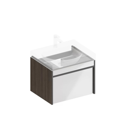 Тумба подвесная Modula 60 см, цвет арабика - картинка 1