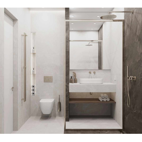 Dolmen Chiarо светло-серый 60x119,5 керамический гранит матовый CR6012G0431R - картинка 2