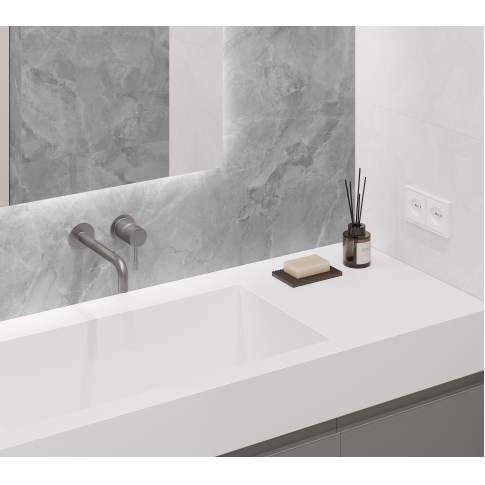 Regnum Bianco серый светлый 60x119,5 керамический гранит матовый CR6012G0401R - картинка 8