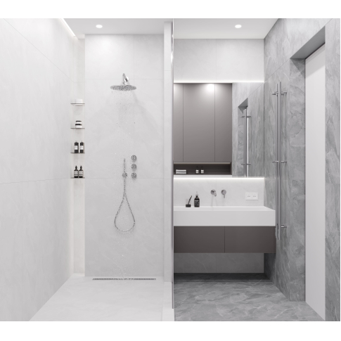 Regnum Bianco серый светлый 60x119,5 керамический гранит матовый CR6012G0401R - картинка 11