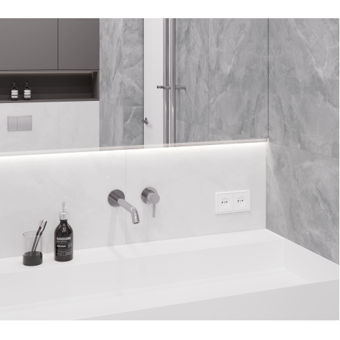 Regnum Bianco серый светлый 60x119,5 керамический гранит матовый CR6012G0401R - картинка 12