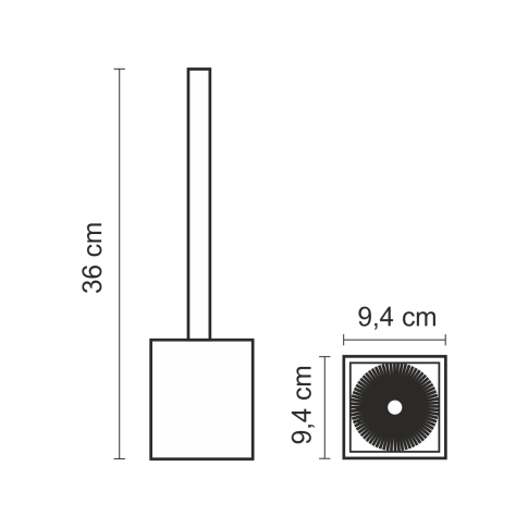 Schunter K-88227 Щетка для унитаза - картинка 2
