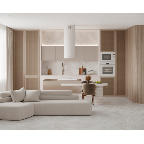 Titan White 60х120 керамогранит структурный матовый - картинка 7