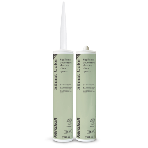 Герметик силиконовый KeraKoll Silmat Color матовый КК55 Фисташковый 290 мл - картинка 1