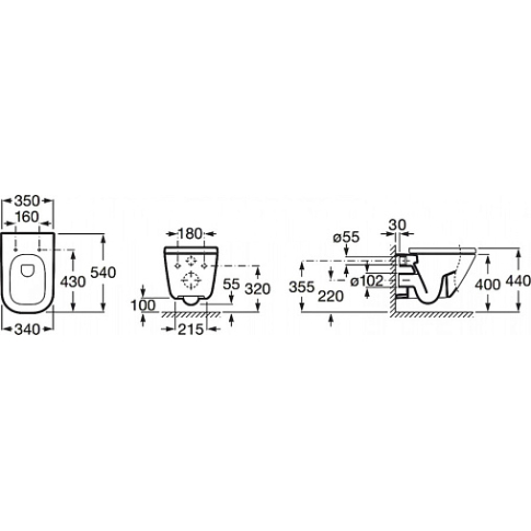 Унитаз подвесной GAP Rimless - картинка 6