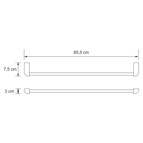Kammel K-8330 Держатель полотенец одинарный - картинка 4