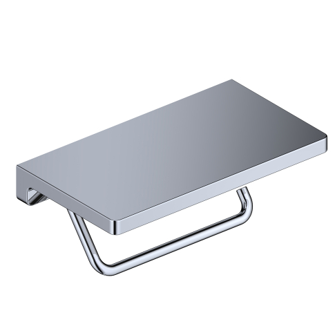 K-1425 Держатель туалетной бумаги с полочкой для телефона - картинка 1