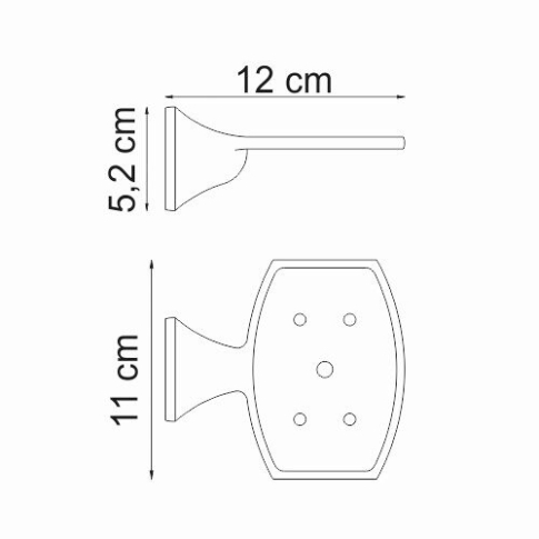 Wern K-2569 Мыльница решетка - картинка 4