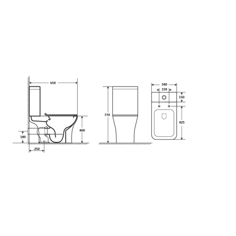 Унитаз напольный VETTORE безободковый с тонкой крышкой duroplast, soft-close, быстросъемная, белый, CT7192 - картинка 2