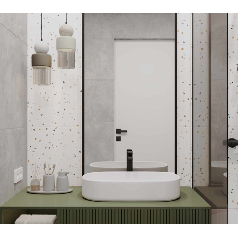 Arlecchino Bianco белый 60x119,5 керамический гранит матовый CR6012G0441R - картинка 7