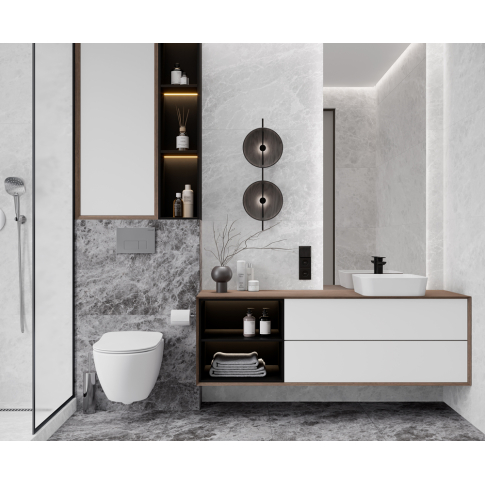 Bohemian Grigio серый 60x60 керамический гранит матовый карвинг - картинка 2