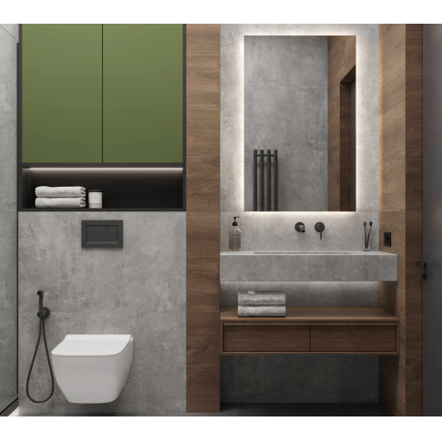 Strato Grigio серый 60x119,5 керамический гранит матовый CR6012G0501R - картинка 10