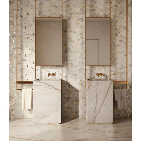 Стелларис Элегант Сильвер 60x120 керамический гранит шлифованный - картинка 9