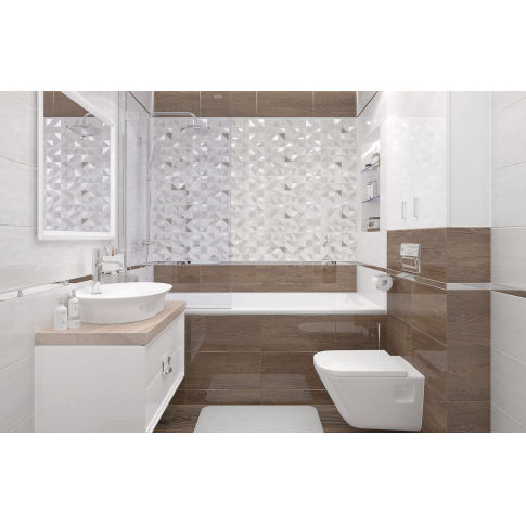 Anais светлый 25x50 плитка глянцевый - картинка 9