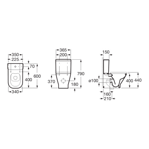 Унитаз напольный The Gap (без бачка) - картинка 2
